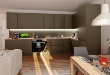 Erdgeschosswohnung mit Terrasse und 38 m² Gartenanteil