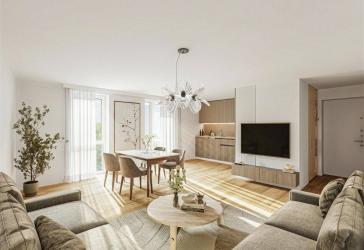 Zentrale Lage in Aschaffenburg: 3-Zimmer-Wohnung mit Balkon, Aufzug & Erstbezug nach Kernsanierung
