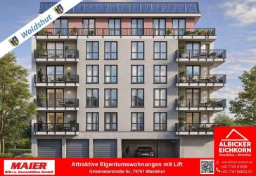 Neubau Waldshut - 3,0 Zimmerwohnung Erdgeschoss mit Lift