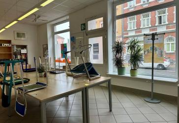 Stilvolle Gewerbefläche in denkmalgeschütztem Wohn- und Geschäftshaus