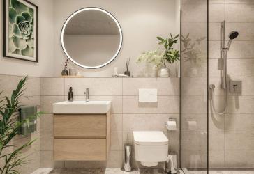 Kompaktheit ist Trumpf: Ideal geschnittene 1,5-Zimmer-Wohnung im neuen Vorzeigequartier
