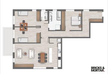 Vier-Zimmer Wohnung im 1.OG mit Balkon