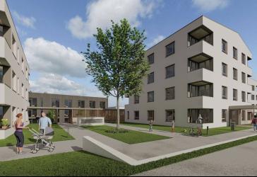 Harmonisch! Neubau-Wohnung mit 3,5 Zimmern und herrlichem Sonnenbalkon