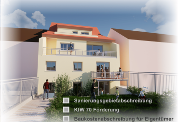 Sanierungsgebietsabschreibung und KfW-Förderung - Wohnung mit Baukostenabschreibung auch für Eigennutzer