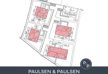 Großes Baugrundstück für 4 Reetdach-Doppelhäuser