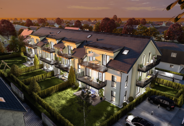 3-Zimmer-Dachstudio mit 2 Balkonen I Neubau I Aufzug I provisionsfrei