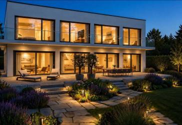 Architektenhaus im Bauhaus-Stil mit 7 Zimmern und 780 m² Grundstück