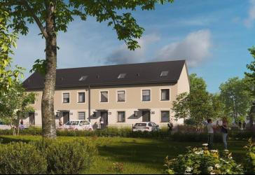 Reihenhaus als Energieeffizienzhaus komplett mit Grundstück