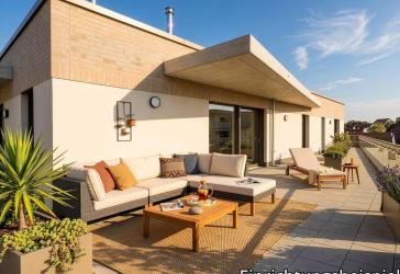 Sonnenaufgang beim Frühstück Hyggelige Penthouse-Wohnung für zwei