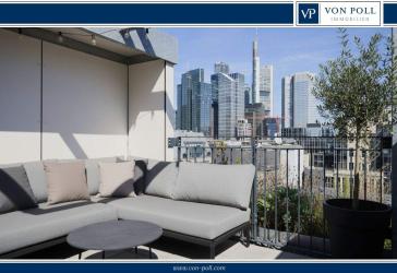 Penthouse-Maisonette Wohnung mit Skylineblick und Tiefgaragenstellplatz