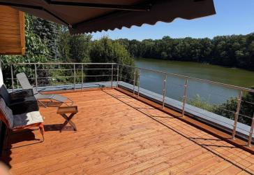 Wassergrundstück bei Berlin / Doppelhaushälfte mit direktem Seezugang