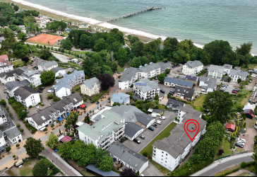Apartment mit Meerblick in Strandnähe