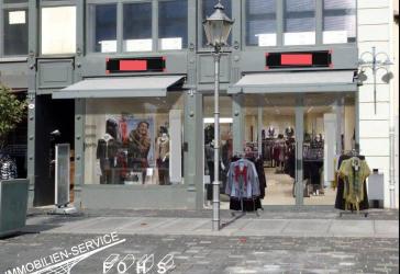 Laden im Erdgeschoss mit 75 m²-135 m²+ N R im 1. O G 50 m² in TOP-1A-Fußgängerzone in 04600 Altenburg/Thüringen