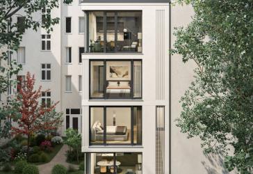 Townhouse mit 2 Wohnungen - Architektonisches Wohnerlebnis mit Terrasse und Dachterrasse in urbaner Toplage
