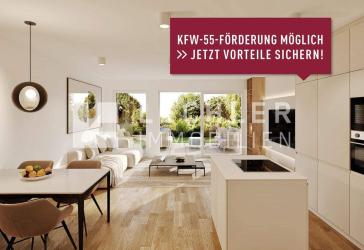 Stimmiges Raumkonzept mit Südterrasse und Garten