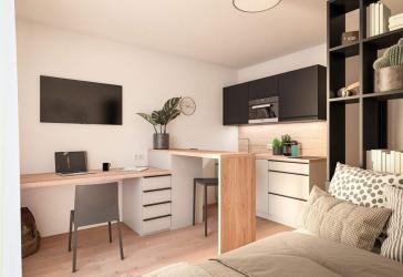 Top 1-Zimmer-Apartments für Studierende