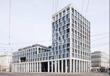 1A-Lage trifft auf modernste Architektur: Hochfrequentierte Gewerbefläche im 'Blauen Bock'