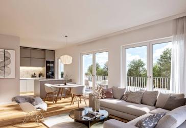 ALSTERTALER GÄRTEN: geräumige 4-Zimmer-Neubauwohnung mit modernem Charme in direkter Nähe zum Alsterwanderweg