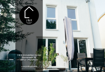 Moderne Doppelhaushälfte mit Dachterrasse & Garten