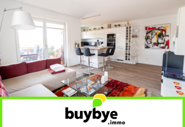 Frankfurt am Main: Moderne und luxuriöse Eigentumswohnung mit Balkon und 2 TG Stellplätzen