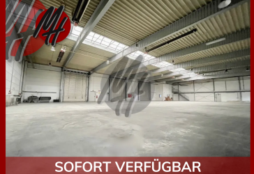 SCHNELL VERFÜGBAR - RAMPE + EBEN - Lager (2.700 m²) & Büro (150 m²)