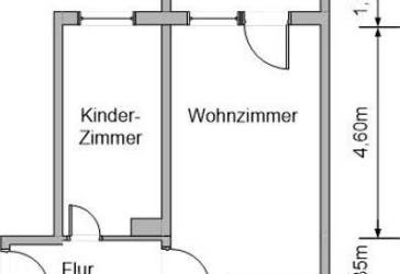 schöne helle möblierte Wohnung mit Balkon