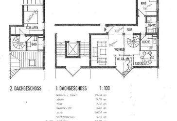 Esslingen-Stadtmitte: Moderne 3,5-Zimmer DG Maisonette Wohnung