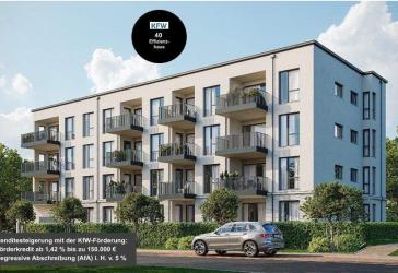 3-Zi.-EG-Whg. mit Balkon und Garten ++ KfW 40 ++ Neubau ++ provisionsfrei