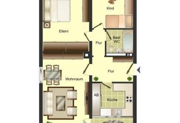 3-Zimmer-Wohnung in Barntrup Barntrup