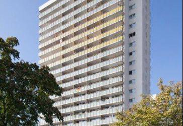 Moderne 2-Zimmer-Wohnung im Hochhaus mit großzügigem Balkon