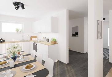 Einfamilienhaus mit Terrasse, Garten und eigenem Grundstück