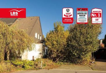 Alte Doppelhaushälfte in guter Lage, auf Großem Süd-Grundstück