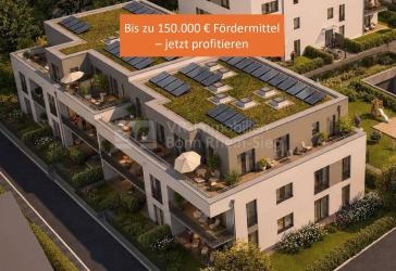 Moderner Wohnkomfort: Stilvolle Wohnung mit Loggia und Gartenanteil