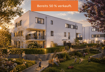 Moderner Wohnkomfort: Stilvolle Wohnung mit Loggia und Gartenanteil
