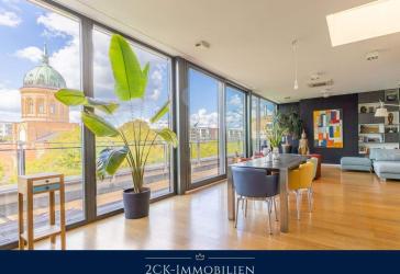 Traum-Penthouse am Engelbecken: 122m², 4 Zimmer, 360°-Fernsehturmblick & 2 TG-Stellplätze inklusive!