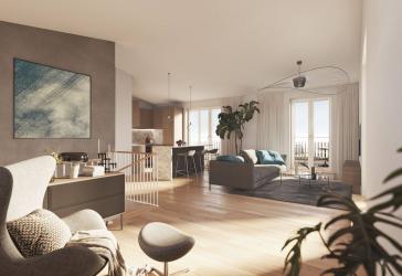 FERIEN-SPECIAL: 3-Zimmer-Wohnung mit zwei Dachterrassen und Balkon
