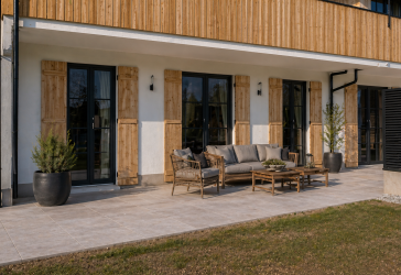2-Zimmer-Neubauwohnung im Erdgeschoss mit Terrasse - Übersee am Chiemsee