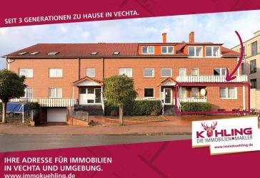 4-Zimmer Erdgeschosswohnung mit Hochparterre Terrasse! Diepholz - zentral!