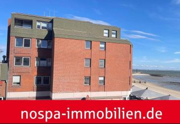 Nordseeblick! 2-Zimmer-Eigentumswohnung im 3.Obergeschoss mit geschlossener Loggia!