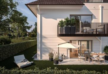 Die Alternative zum Haus! Große Familienwohnung mit Hobbyraum und 150m² Süd-Westgarten!