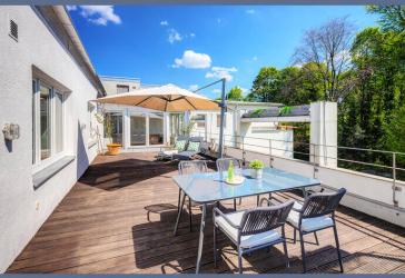 Möbliert: Dachterrassenwohnung in Solln
