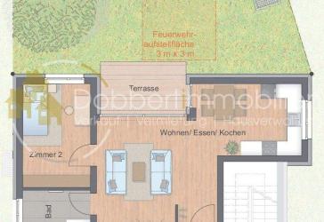 Zweizimmerwohnung, EG mit Gartenterrasse NEU staatliche Förderung QNG- bis € 150.000 Sonderkredit!!!