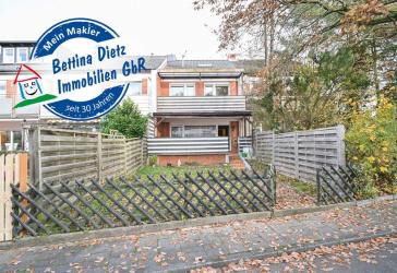 DIETZ: REDUZIERT! Reihenmittelhaus mit Garage, Keller und Garten in beliebter Lage Dieburgs!