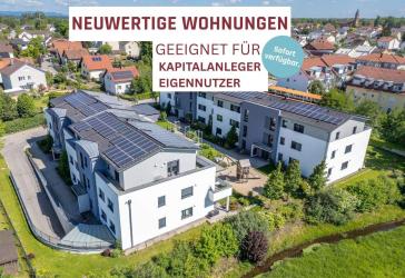 KFW 55 Energieeffizienzhaus! Neuwertige 2-Zimmer Gartenwohnung in ruhiger Lage!