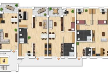 Neubauprojekt in Süßen! Tolle 4-Zimmer-Wohnung, 2.OG, ideal für Familien, großer Balkon, Aufzug !
