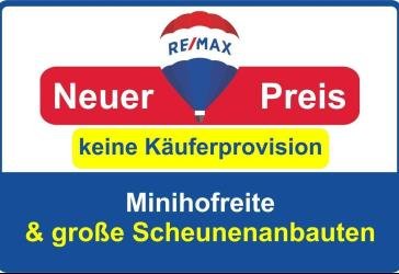 Keine Käuferprovision! Kaufen Sie ab € 799.-mtl.* / EFH / Minihofreite mit großer Scheune !