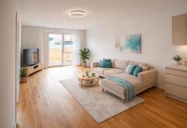 Urbanes Wohnglück: Moderne 2-Zimmer-Wohnung mit Tageslichtbad und Balkon