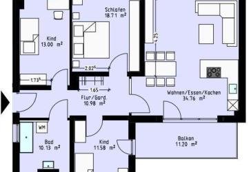 Elegante und exzellente Neubau-Wohnung: 4 Zimmer