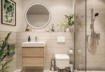 Kompaktheit ist Trumpf: Ideal geschnittene 1,5-Zimmer-Wohnung im neuen Vorzeigequartier