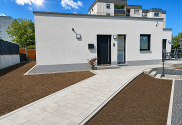 Stilvoller Flachdachbungalow